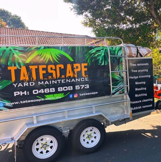 Tatescape Yard Maintenance Trailer